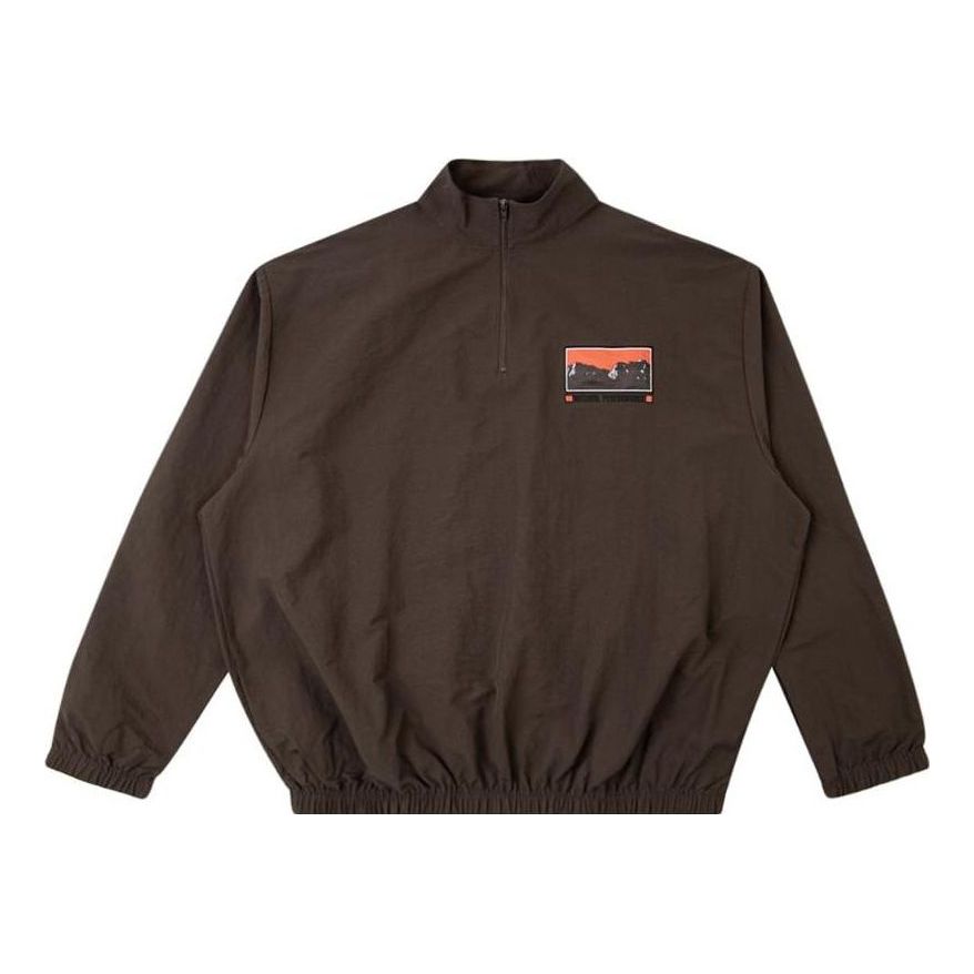 Travis Scott Cactus Trails Half-Zip Windbreaker 'Brown' CJNTOP12BROWN