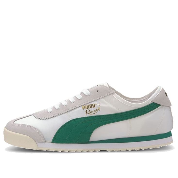 (WMNS) PUMA Roma '68 Nylon White/Green 371748-02