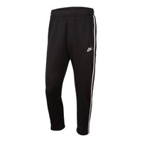 Nike Side Stripe Print Pants Foot Zipper Knit Sports Trousers Men's Black AR2247-010