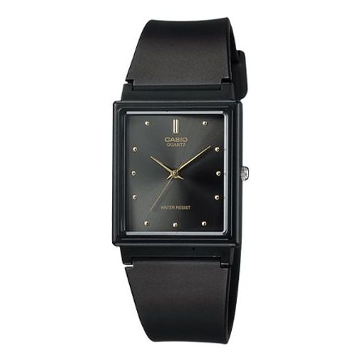 CASIO Quartz Waterproof Black DialBlack Strap Mens BlackBlack Analog MQ-38-1A