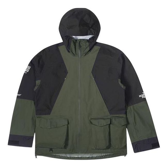 THE NORTH FACE x Undercover Soukuu Hike Packable Mountain Light Shell Jacket 'Forest Night Green TNF Black' NF0A87UE-ROU