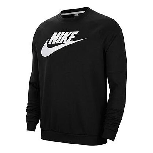 Nike Casual Sports Running Training Round Neck Black CU4474-010