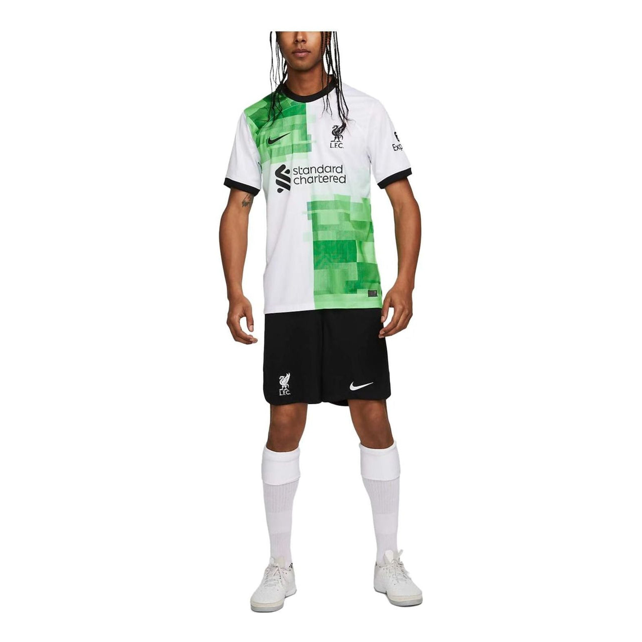 Nike Liverpool FC 23/24 Stadium Away Jersey 'White Green' DX2690-101