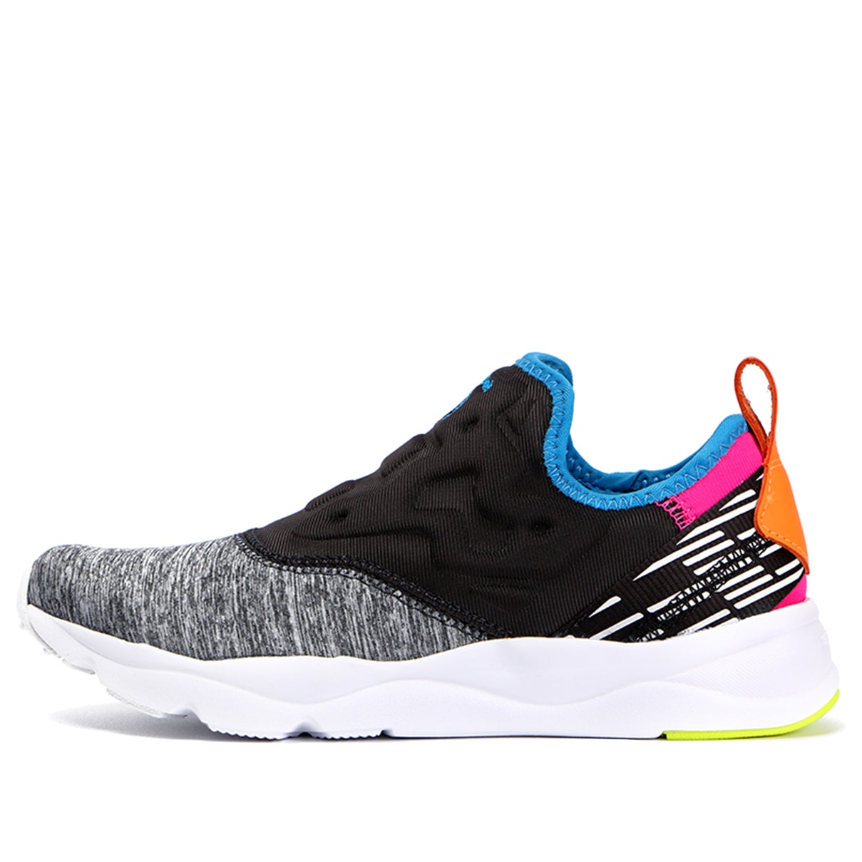 (WMNS) Reebok FuryLite Slip-On Lux 'Coal' AQ9243