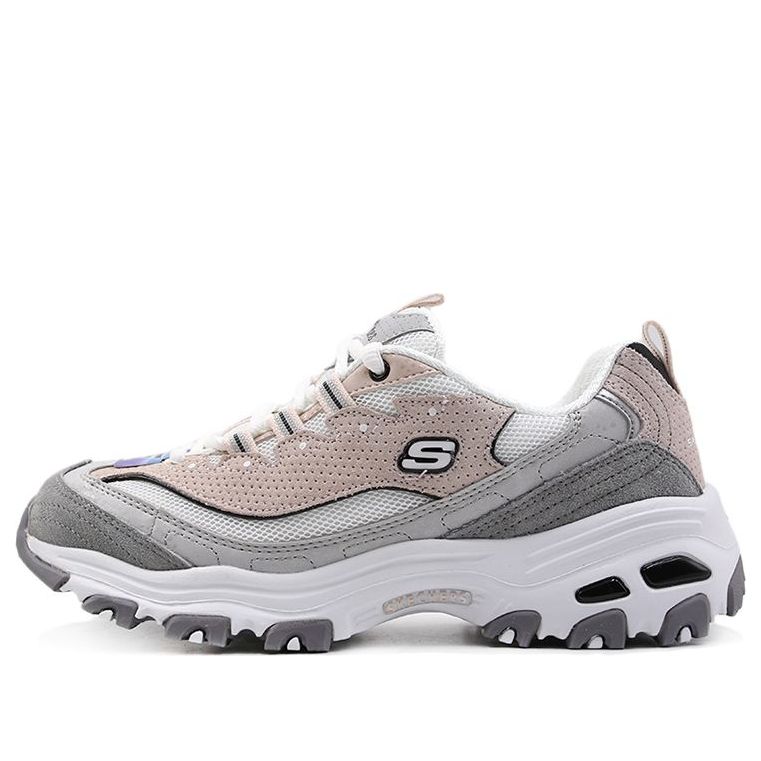(WMNS) Skechers D'Lites 1.0 'White Pink' 13147-WGPK