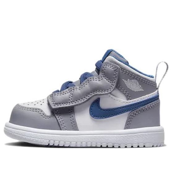 (TD) Air Jordan 1 Mid Alt 'Gray White Blue' AR6352-014