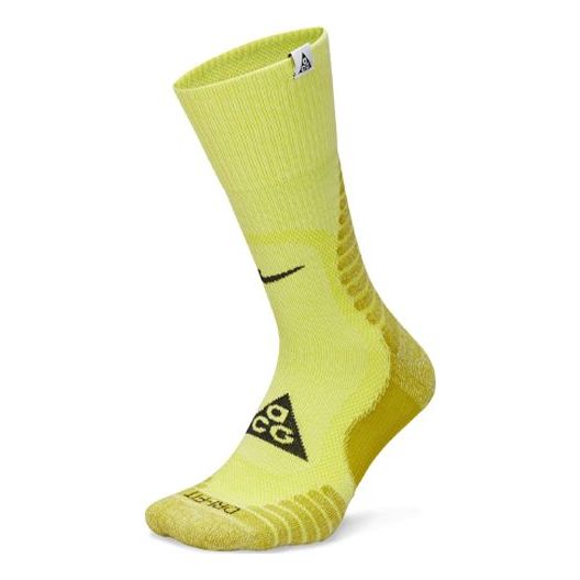 Nike ACG Outdoor Crew Socks 'Yellow Green' DV5465-700