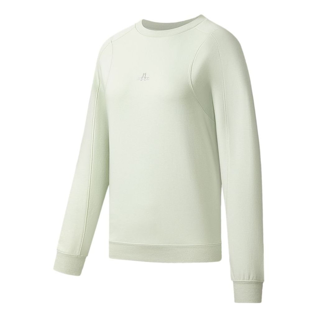 (WMNS) Li-Ning Lifestyle Sportswear Pullover 'Lime Green' AWDS776-4