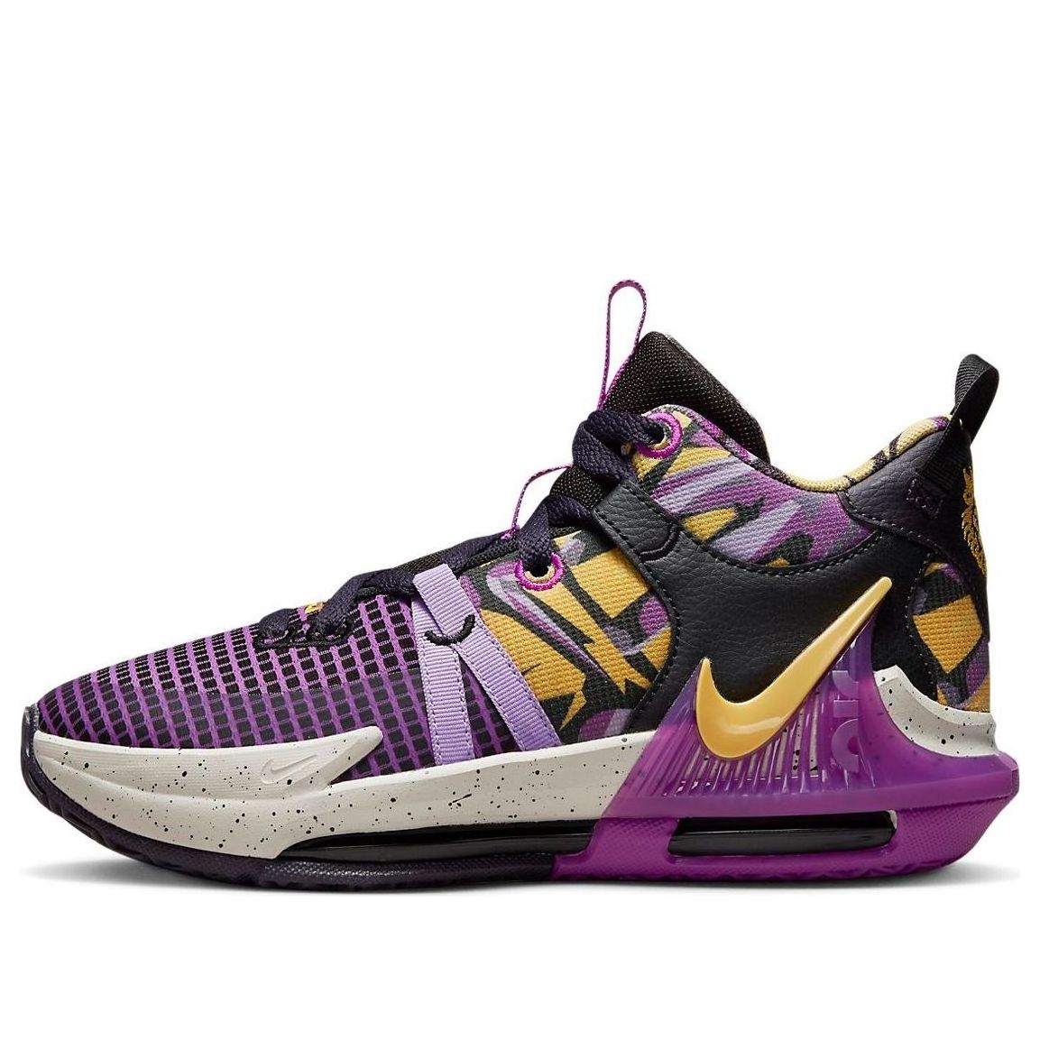 (GS) Nike LeBron Witness 7 SE 'Lakers Graffiti' FD0209-001