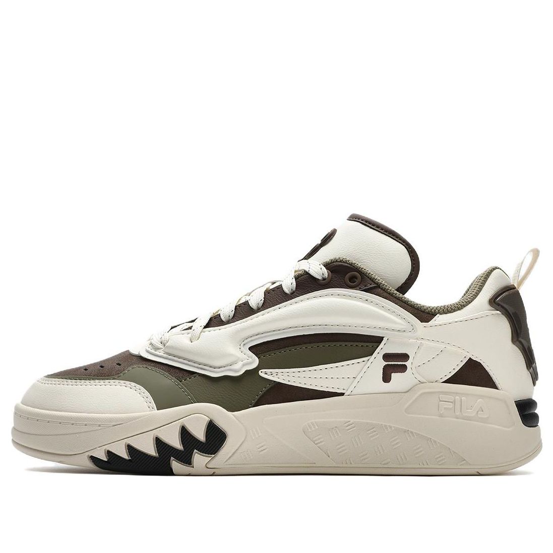 FILA FUSION Desperado Low Top Shoes 'White Brown Green' T12M343205FWA