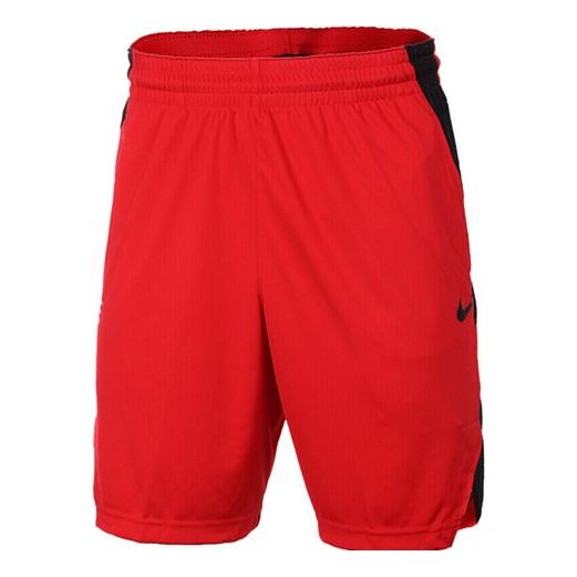 Nike Basketball Training Sports Quick-dry Splicing Short Pant Male Red 855478-657