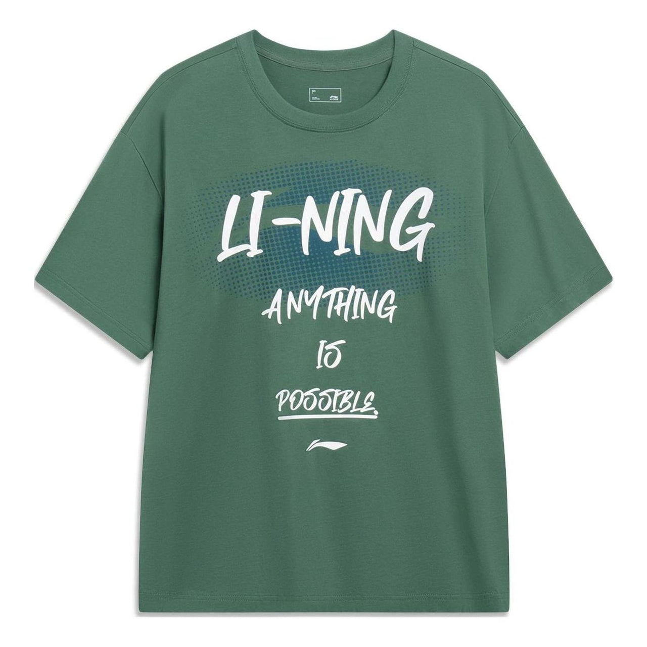 Li-Ning Anything Is Possible Graphic T-shirt 'Green' AHST547-3