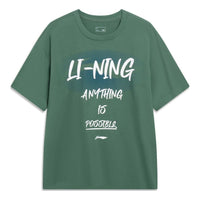 Li-Ning Anything Is Possible Graphic T-shirt 'Green' AHST547-3