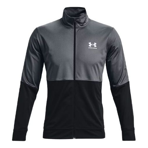 Under Armour Pique Track Jacket 'Pitch Grey' 1366202-012