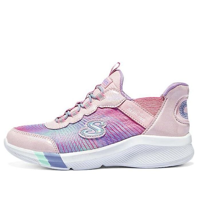 (GS) Skechers Slip-Ins Dreamy Lites Colorful Prism 'Light Pink' 303514L-LPMT