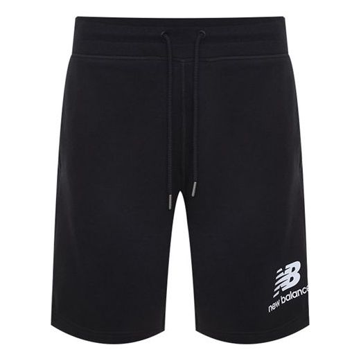 New Balance Essentials Stacked Logo Shorts 'Black' AMS03558-BK