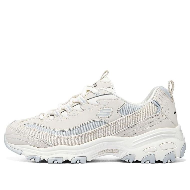 (WMNS) Skechers D'Lites 1.0 Shoes 'Beige Light Blue' 896276-NTGY