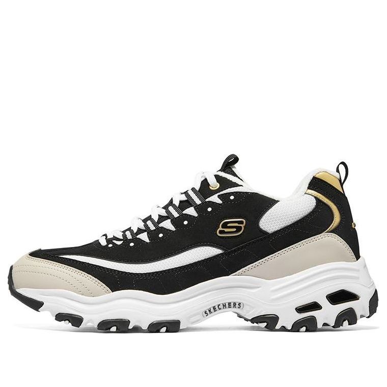 Skechers D'lites Sneakers 'Black Beige White' 894268-BKGD