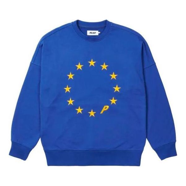 Palace Eu-don Crew Blue FW21 Sweater 'Blue' P21CS050