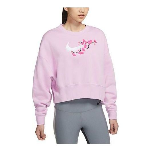 (WMNS) Nike Sportswear Trend Sweatshirt 'Pink' DJ4136-621