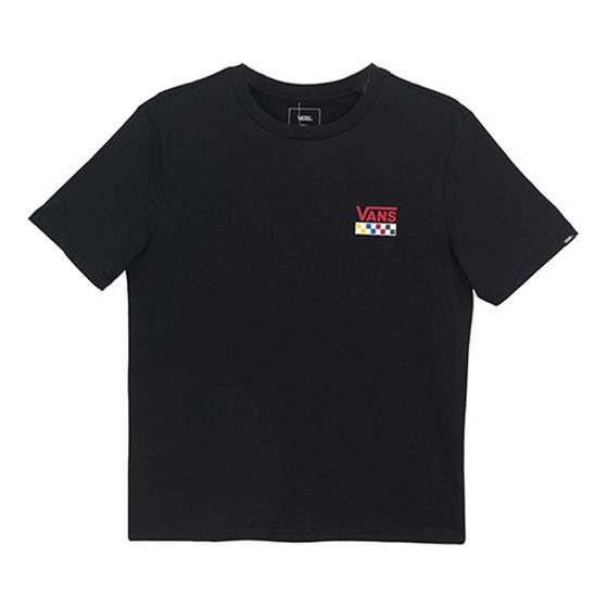 Men's Vans Alphabet Casual Short Sleeve Black VN0A4URQBLK