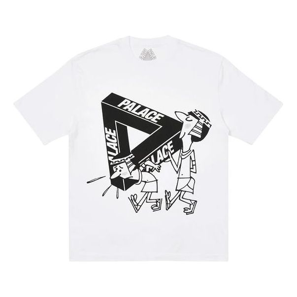 PALACE Unisex If You Build It Logo Printing White P20TS075