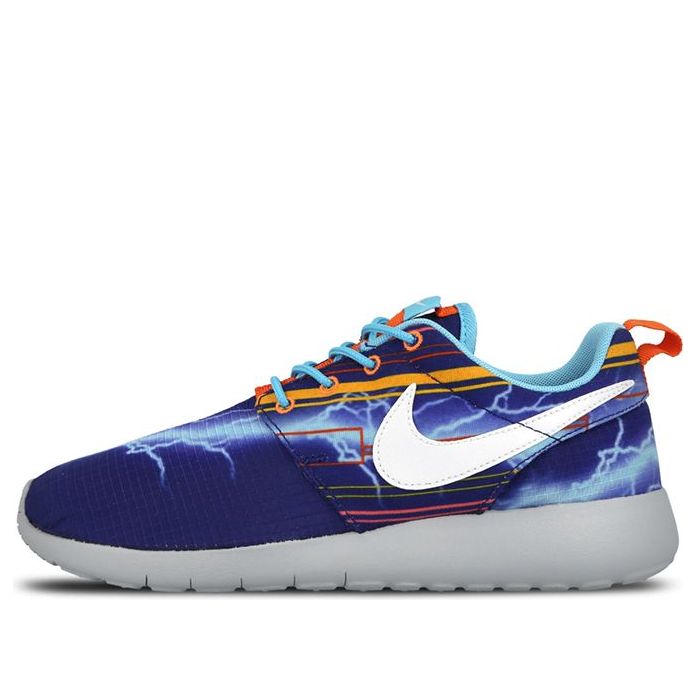 (GS) Nike Roshe One Print 'Blue White Red' 677782-401