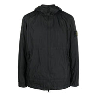 STONE ISLAND Crinkle Reps Light Hooded Jacket 'Black' 781540522-V0029