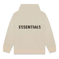 Fear of God Essentials FW20 Knit Logo Hoodie 'Khaki' FOG-FW20-335