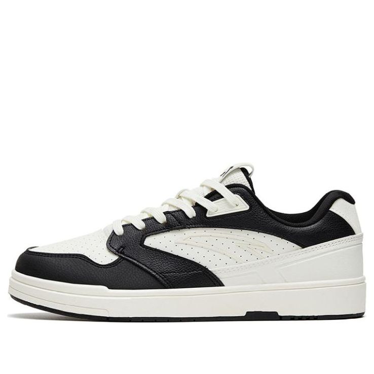 ANTA Street Naughty Low-Top Sneakers 'White Black' 912318016-2