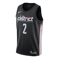 Nike NBA Washington Wizards 2 City Version SW Fan Edition Basketball game Sports Vest Black AJ4650-010