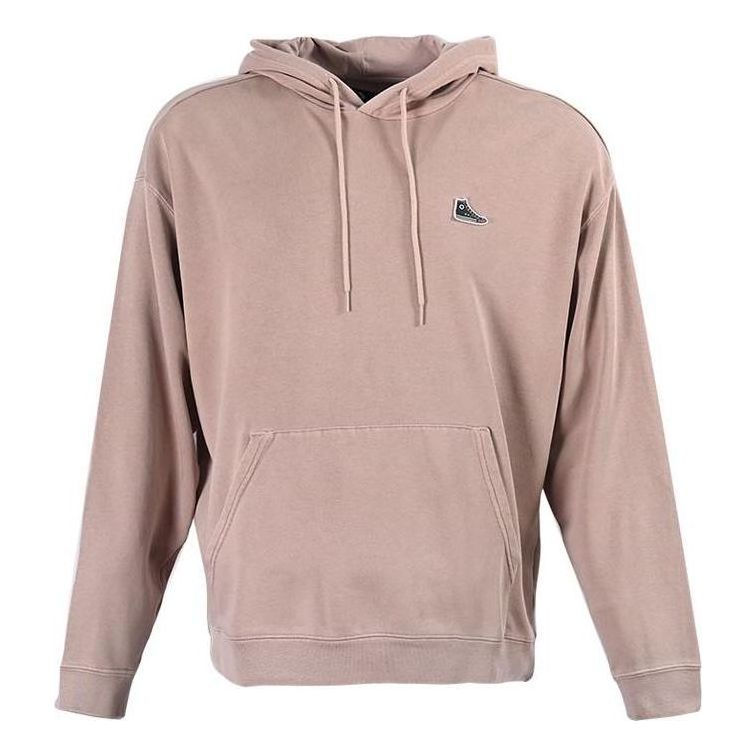 Converse Go-To Chuck Taylor Sneaker Patch Loose Fit Hoodie 'Stone Mauve' 10024025-A03