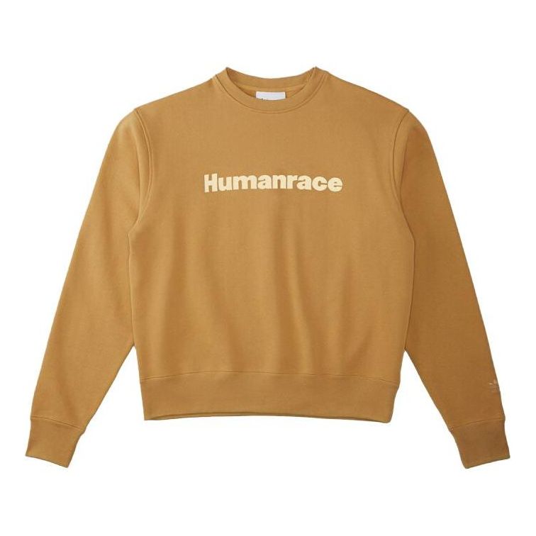 adidas x Pharrell Humanrace Logo Sweatshirt 'Tan' HI5542