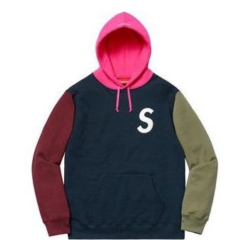 Supreme S Logo Colorblocked Hooded Sweatshirt 'Multi-Color' SUP-SS19-310