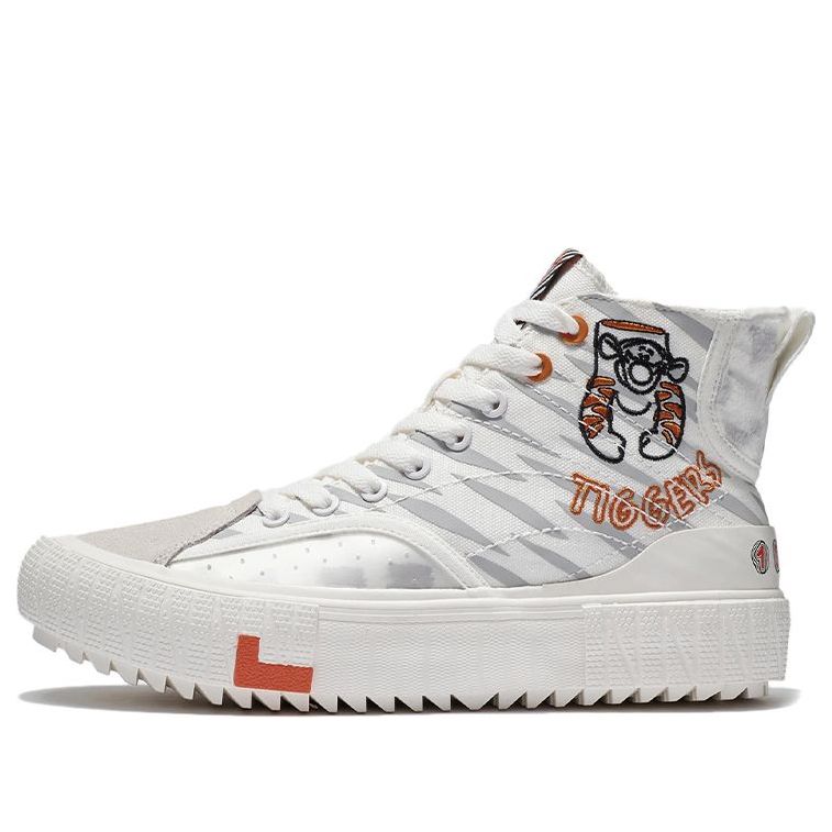 (WMNS) Li-Ning Classic Canvas Hi x Disney Tigger 'White' AGCS334-1