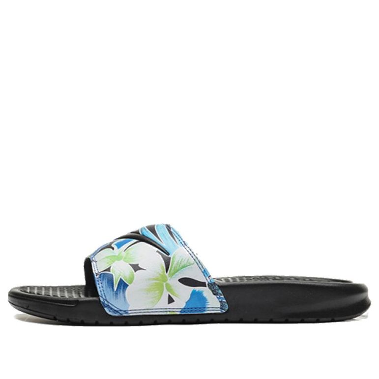 (WMNS) Nike BENASSI JDI PRINT 'Black' 618919-029
