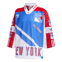 adidas Bl Ny Jersey Long-Sleeve Men Red/Blue FM1557