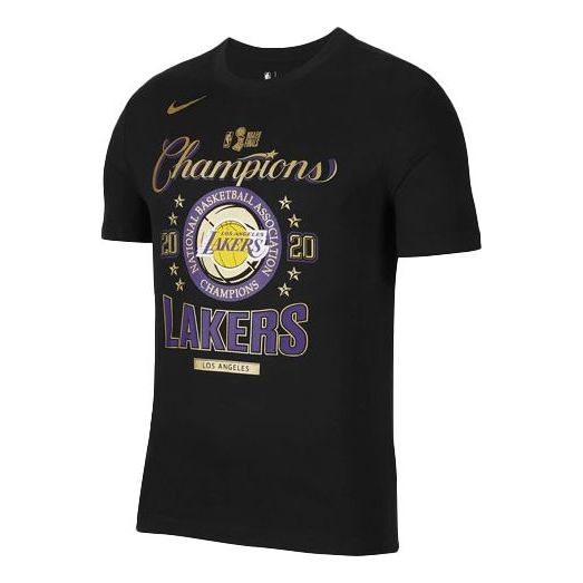 Nike Los Angeles Lakers Champion Short Sleeve Black DM4543-010
