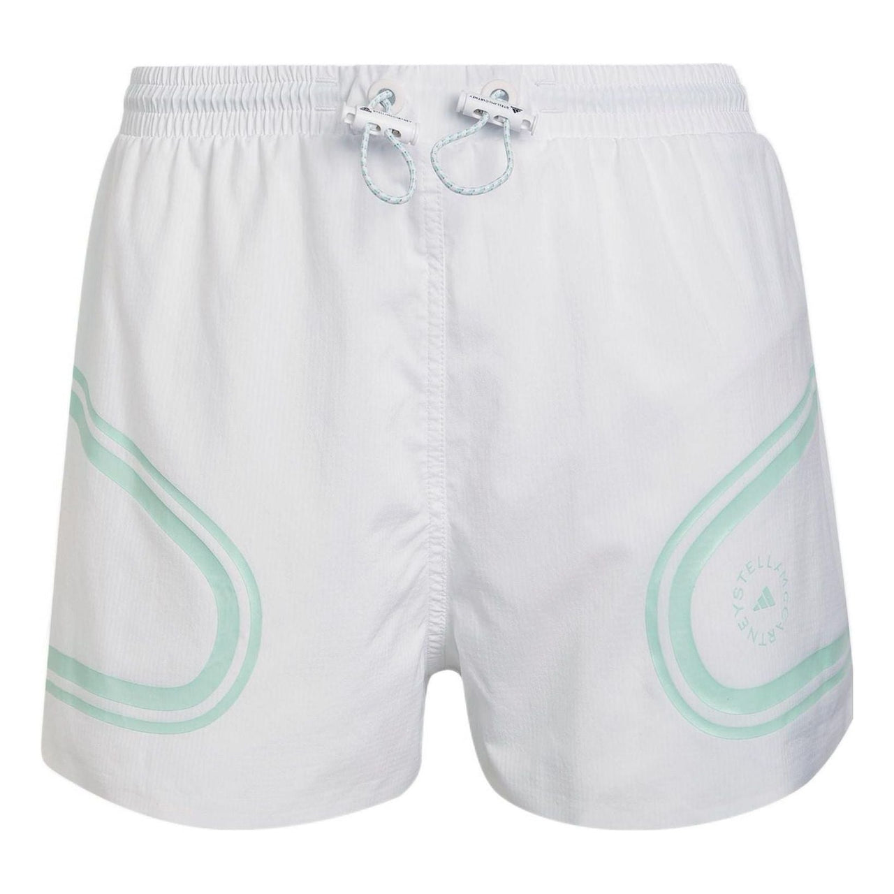 (WMNS) adidas by Stella McCartney TruePace Running Shorts 'White Teal' HD9119
