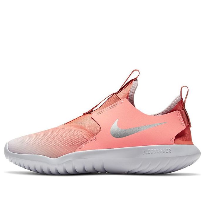(GS) Nike Flex Runner 'Crimson Bliss Metallic Platinum' AT4662-608