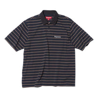 Supreme x Melvins Stripe S/S Polo 'Black White' SUP-SS24-221