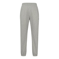 Men's Nike Solid Color Logo Printing Side Zipper Pocket Waist Casual Pants/Trousers Gray DH9730-063