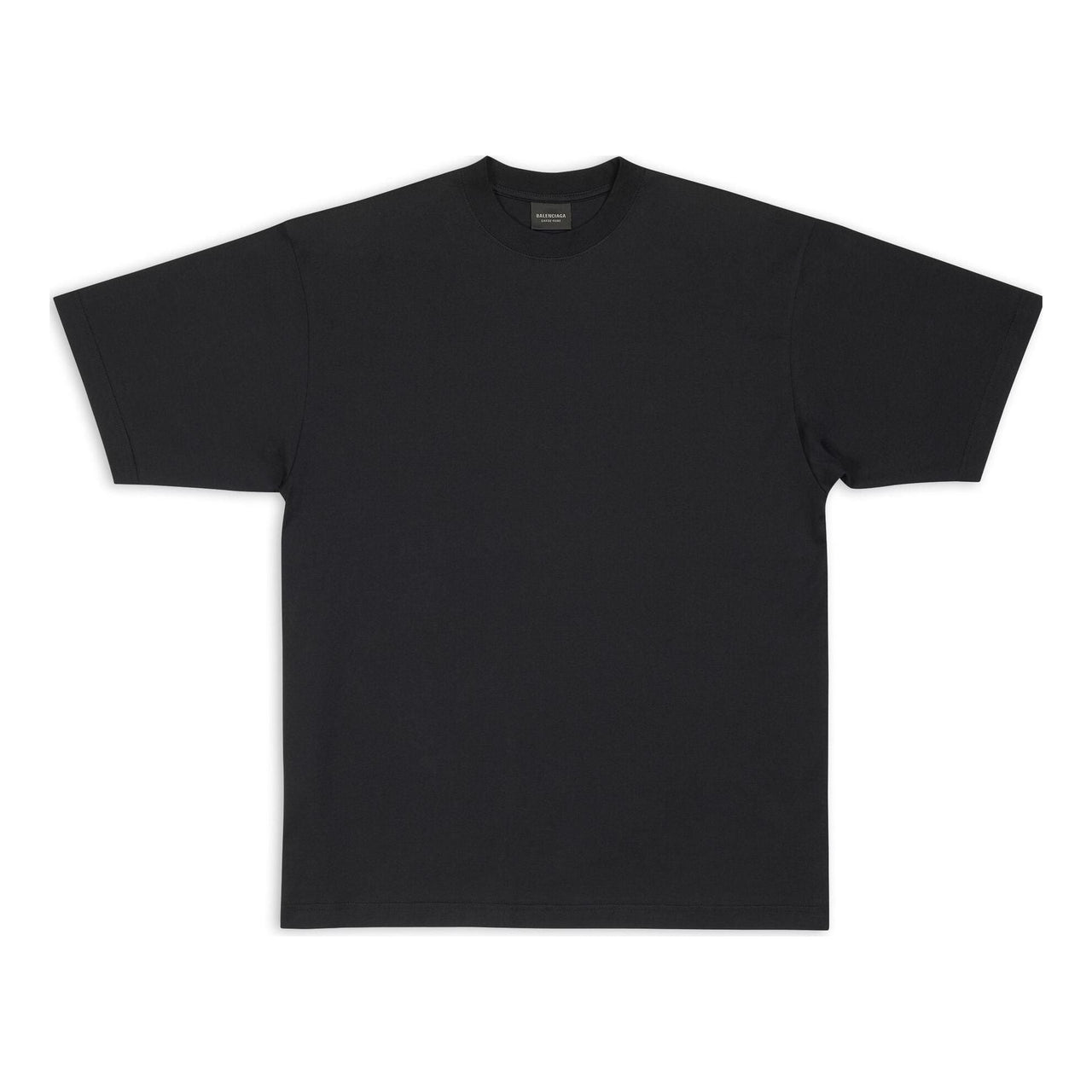 Balenciaga Care Label T-shirt Medium Fit 'Black' 724514TNVL91070