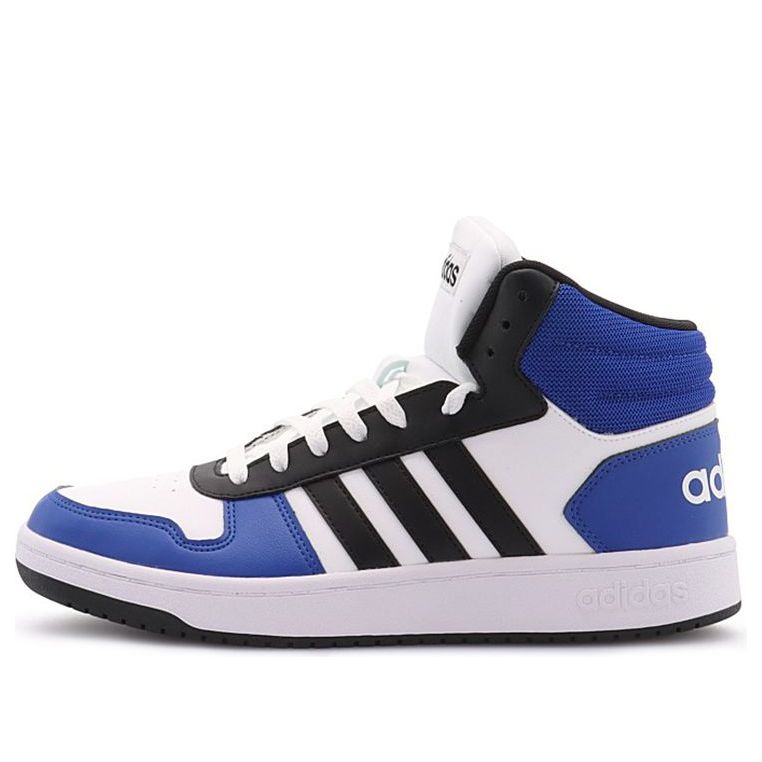 adidas Hoops 2.0 Mid 'White Blue Black' G55053