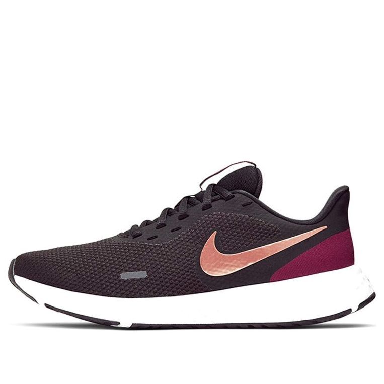 (WMNS) Nike Revolution 5 Black/Purple/Gold BQ3207-003