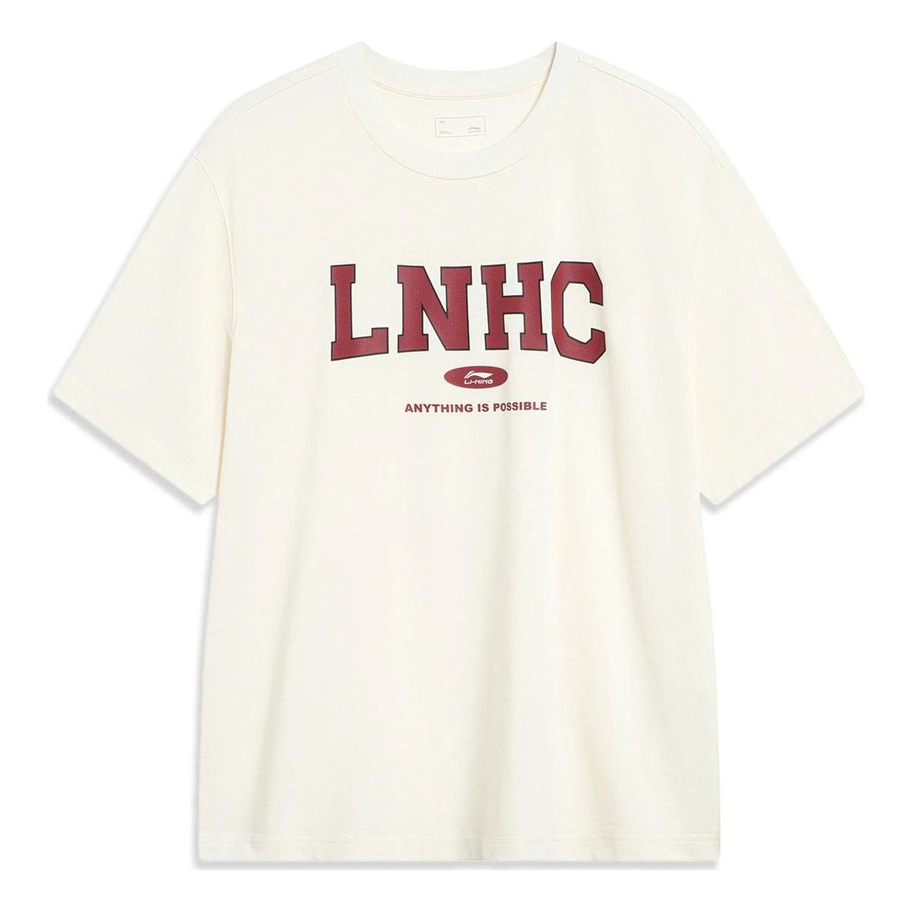 Li-Ning Anything Is Possible Logo T-shirt 'Beige Red' AHST857-5