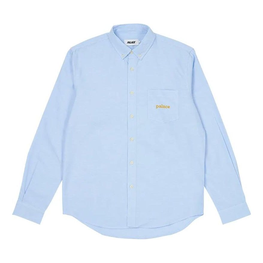 Palace Oxford Shirt 'Light Blue' P24SHT028