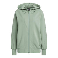 (WMNS) adidas Premium Knit Jacket 'Green' IK4292