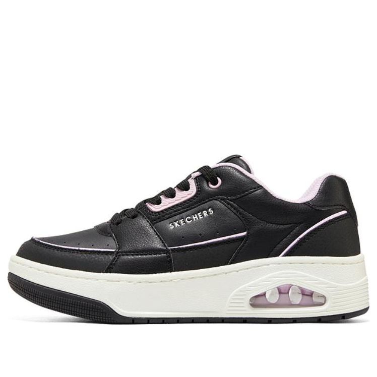 (WMNS) Skechers Uno Court - Courted Style Shoes 'Black Pink White' 177710-BKLP