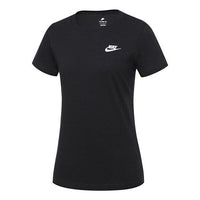 (WMNS) Nike Sportswear Club T-shirt 'Balck' DN2393-010